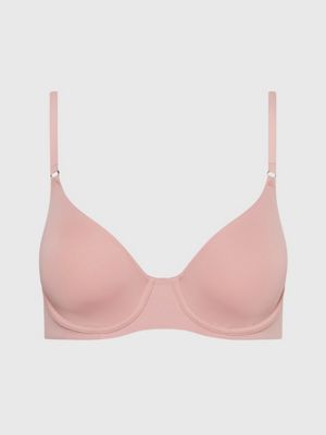 Calvin Klein, Intimates & Sleepwear, Calvin Klein Ck Auriele Pink Lace  Unlined Triangle Lace Bralette Small Qf586