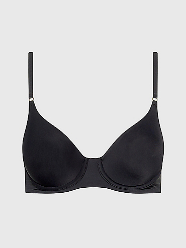 Calvin Klein Women's Flex Push Up Plunge Bra In Black | QF5613