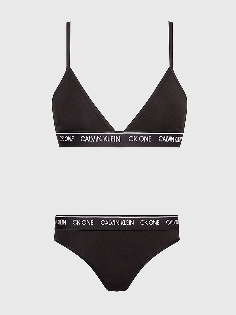 Triangle Bra and Thong Set - CK One Calvin Klein