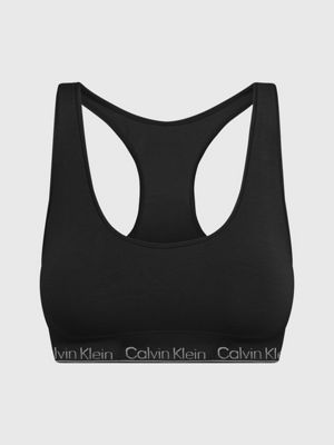 Calvin Klein CK One Pride Mesh unlined double layer bralet in yellow and  blue color block