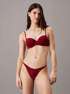 red thong - minimalist for women calvin klein