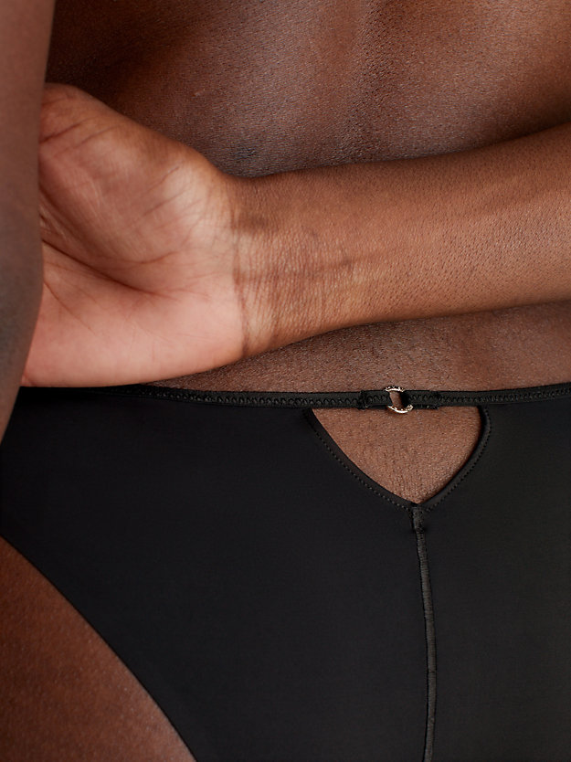 slip brésilien - minimalist black pour femmes calvin klein