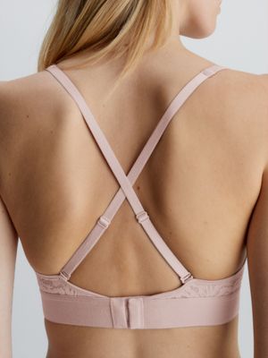 Modernist lace. The Calvin Klein Intrinsic Demi Bra. Available lined and  unlined. Discover new underwear at CalvinKlein.com