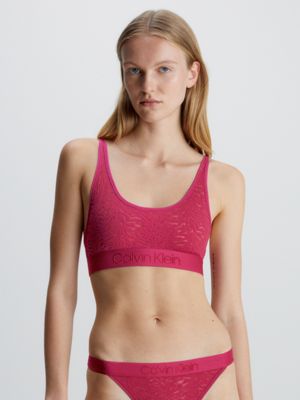 Calvin Klein Demi Bra - Minimalist Lace in Pink