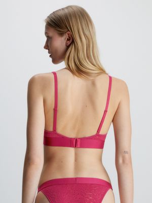 Calvin Klein Lace Bralette Intrinsic Red Bud