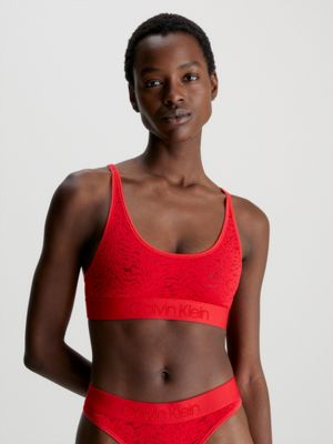 Calvin klein clearance red bralette