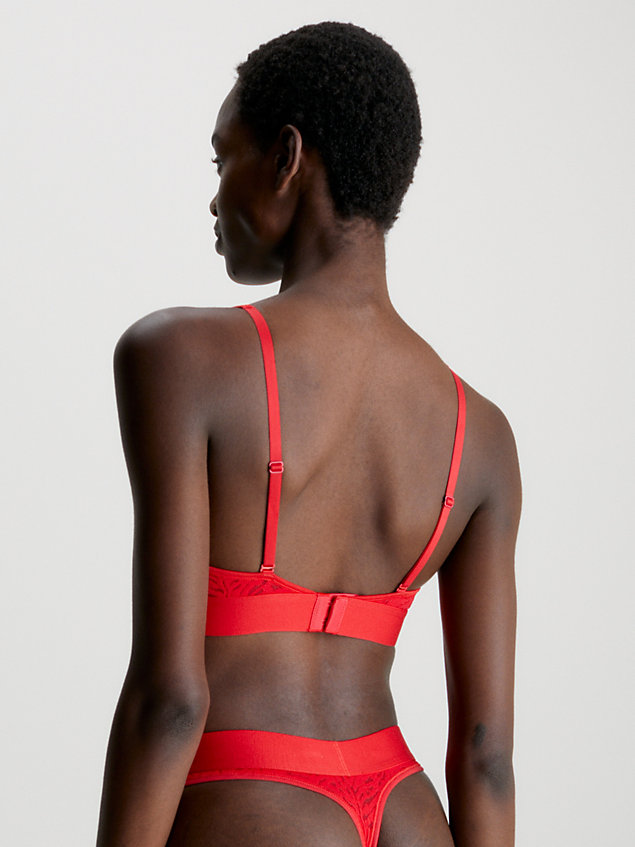 red lace bralette - intrinsic for women calvin klein