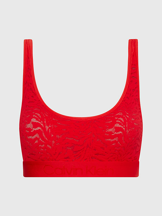 rouge lace bralette - intrinsic for women calvin klein