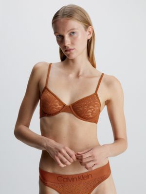 Calvin Klein Animal Lace Demi Bra & Reviews