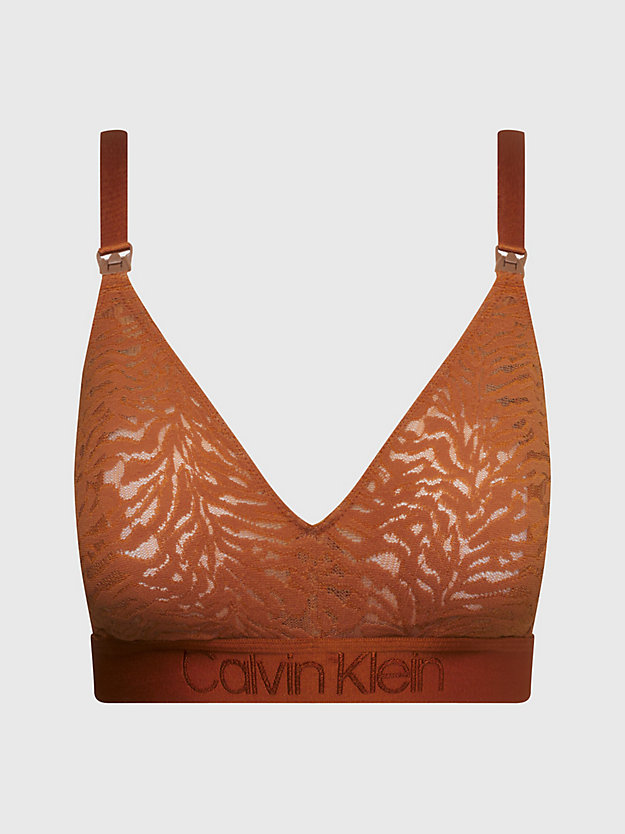 ginger bread lace full cup maternity bra for women calvin klein