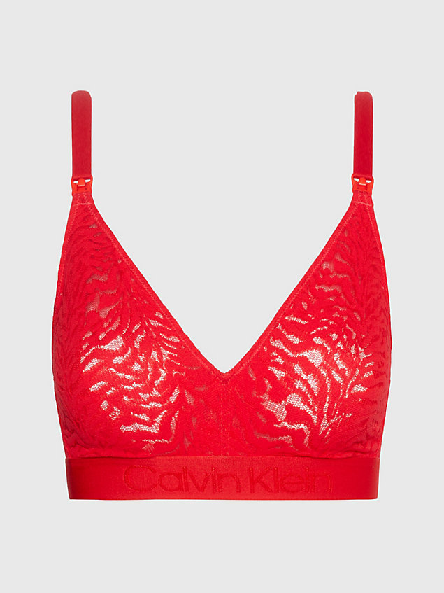 red lace full cup maternity bra for women calvin klein