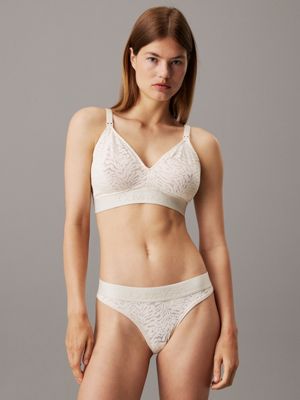 white lace full cup maternity bra for women calvin klein