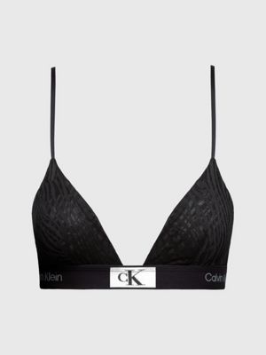 Calvin Klein Underwear UNLINED - Triangel BH - hazard/schwarz 