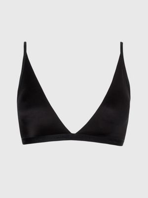 Calvin Klein Id - brasier triangular sin forro de algodón para