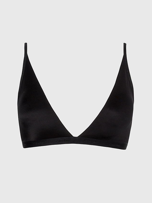 black triangle bra - form to body for women calvin klein