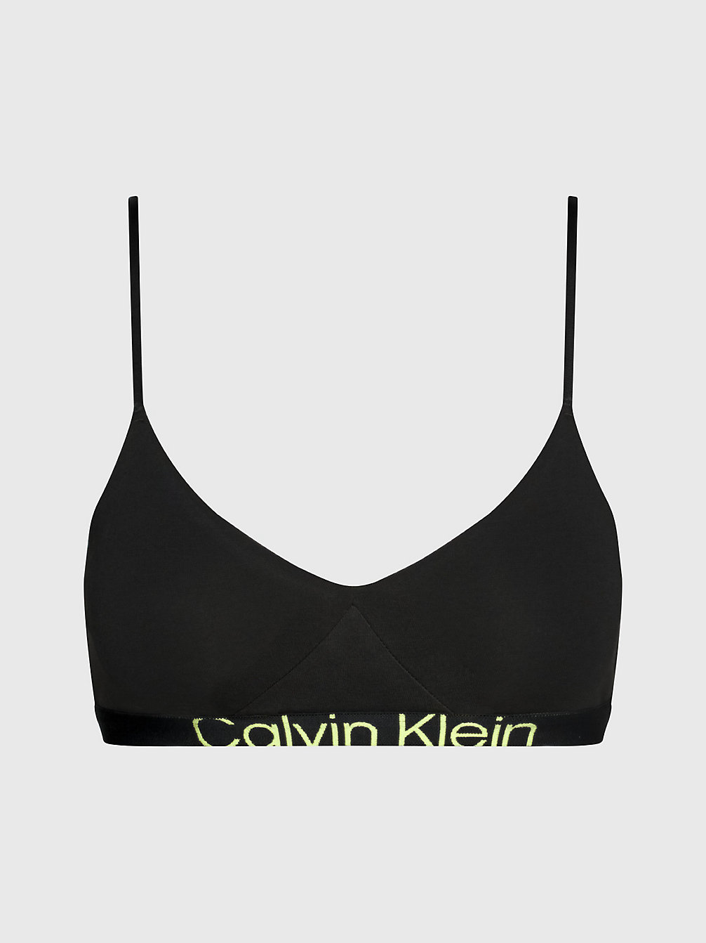 BLACK/SUNNY LIME String Bralette - Future Shift undefined dames Calvin Klein