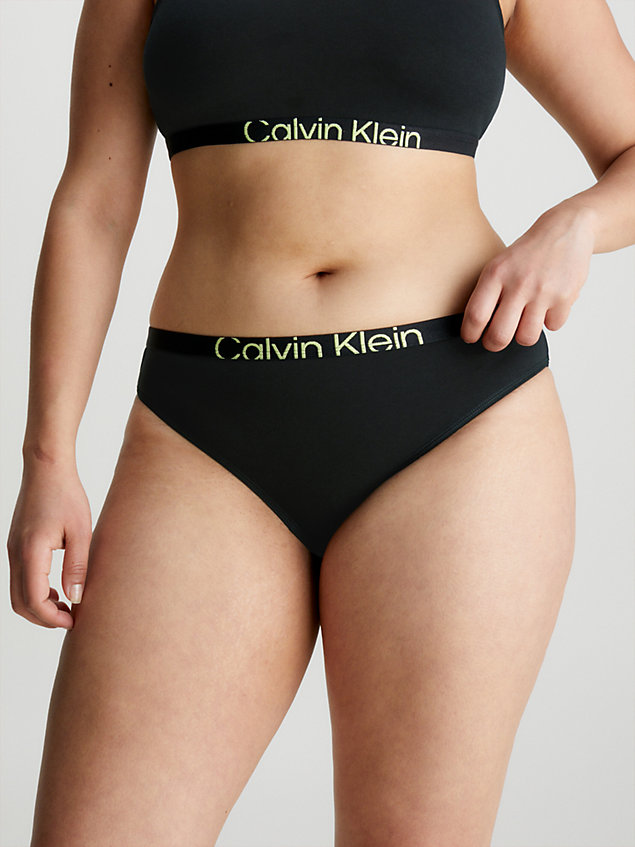 black bikini-slips - future shift für damen - calvin klein