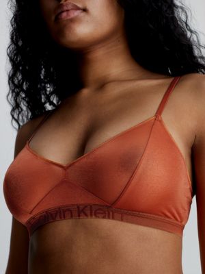 Calvin Klein Bare Lace Bralette QF4046 (Light Red, X-Small) : :  Clothing, Shoes & Accessories