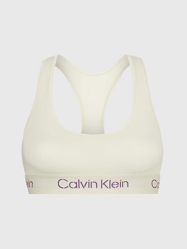 corpiño - modern cotton white de mujer calvin klein