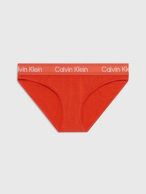 Monogram Bikini Brief in red