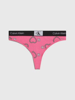 String sheer, unsichtbar unter der kleidung rosa Calvin Klein Underwear