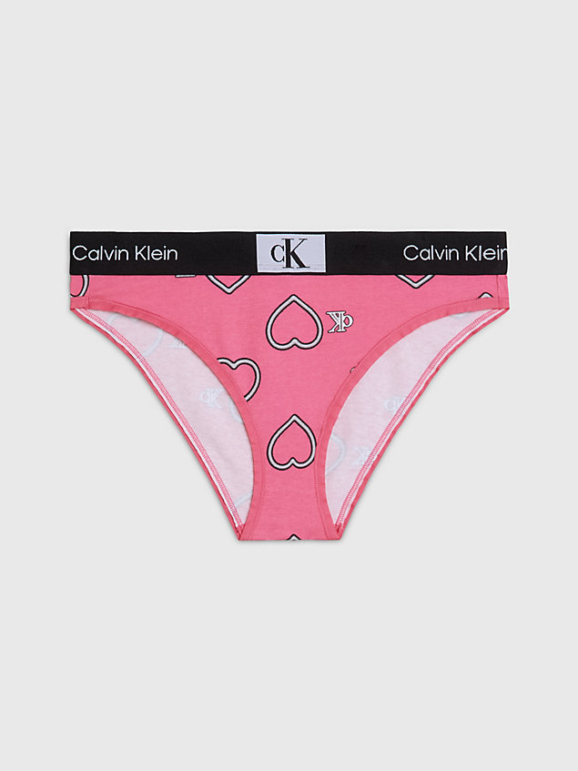 slip bikini - ck96 pink da donne calvin klein
