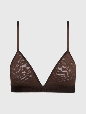 Calvin Klein Logo Unlined Triangle Bralette