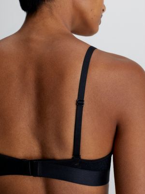 black lace triangle bra - intrinsic for women calvin klein