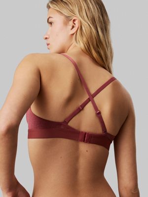 apple butter lace triangle bra - intrinsic for women calvin klein