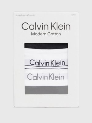 NEW Calvin Klein Gray Bralette & Thong Set CK Logo 2 Pc S M L 