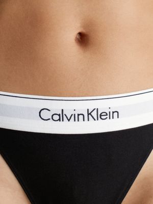 Calvin Klein Women's Modern Cotton Bralette and Thong Set, White