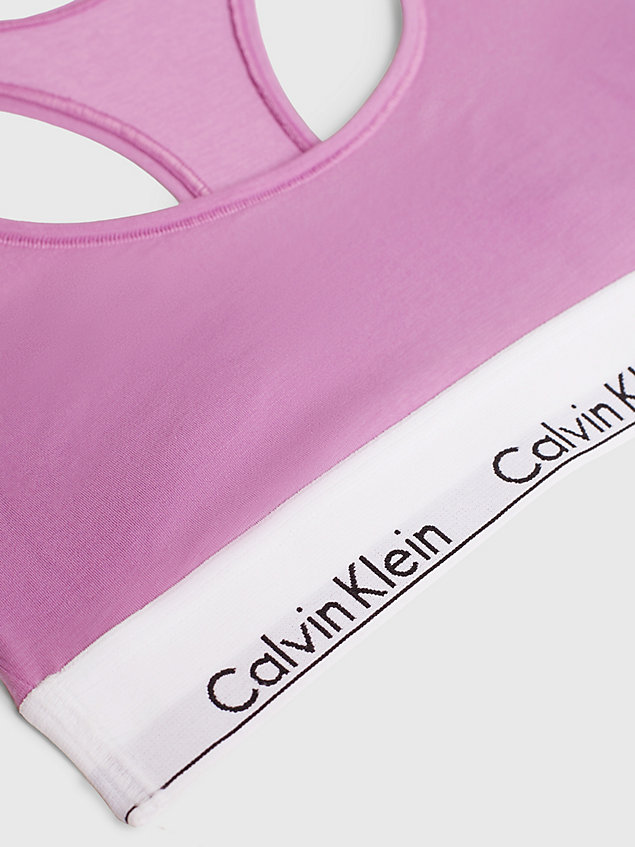 pink zestaw z braletką i stringami - modern cotton dla kobiety - calvin klein