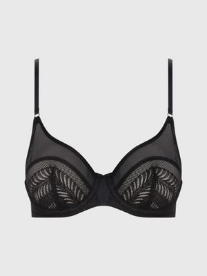 black halbschalen-bh - minimalist lace für damen - calvin klein