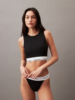 Calvin Klein Women's Modern Cotton Bralette and Bikini Set, Black, Small :  : Clothing, Shoes & Accessories