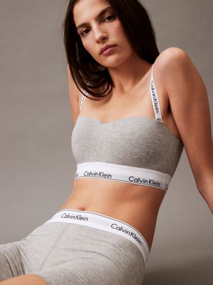 Corpiño sin forrar de encaje de algodón moderno de Calvin Klein