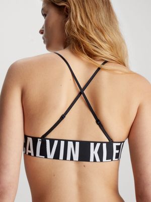 Buy Calvin Klein Women's Bralette Lift Triangle Bra, Black Black