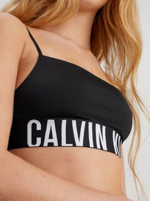 Calvin Klein Women's Plus Size 1981 Bold Cotton Unlined Bralette, Black, 2X  at  Women's Clothing store