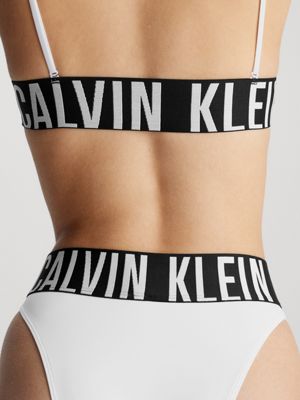 Calvin Klein Sous-vêtements brésiliens pour femmes, blanc, M :  : Mode