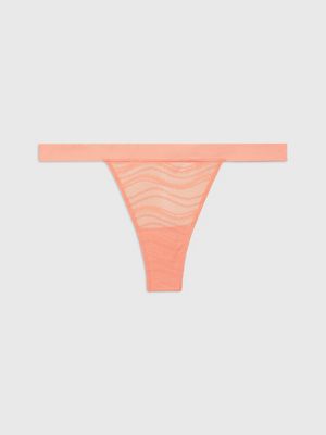 pink lace thong for women calvin klein