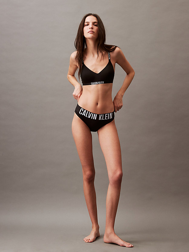black bikini briefs - intense power for women calvin klein