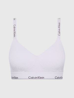 Buy Calvin Klein Blue Modern Cotton Lined Triangle Bralette from Next  Ireland