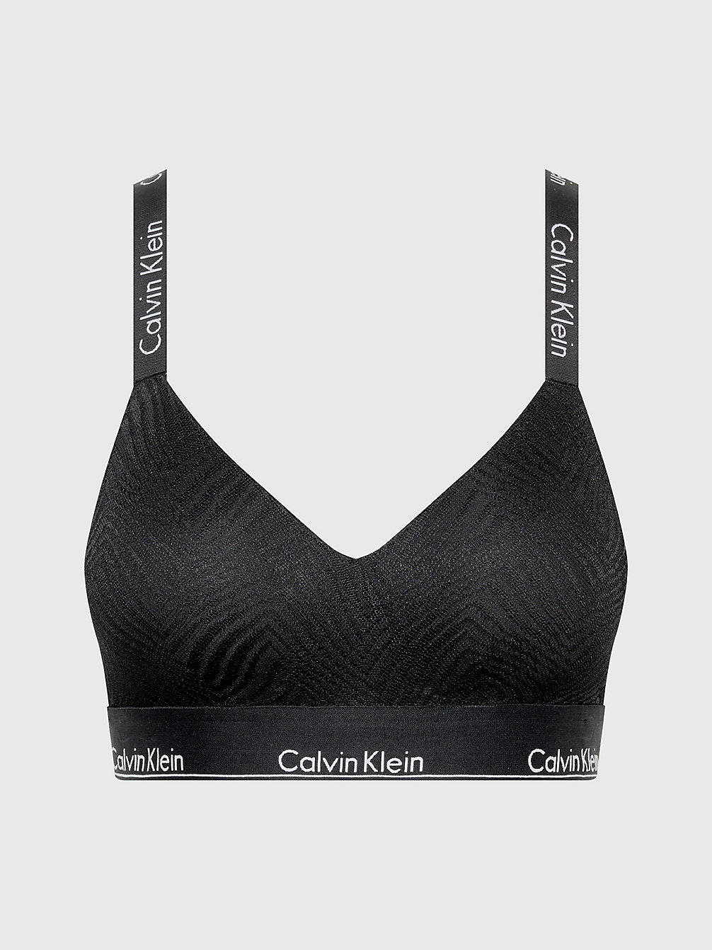 BLACK Vorgeformtes Bustier Mit Spitze undefined Damen Calvin Klein