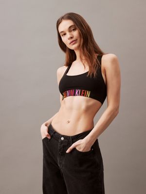 black bralette - intense power pride for women calvin klein