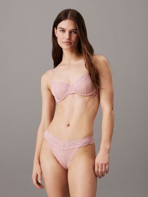 pink demi t-shirt bra - ck attraction for women calvin klein