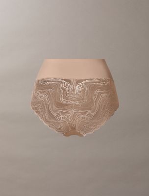 cedar shapewear briefs - sensual stretch lace for women calvin klein