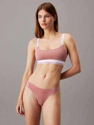 pink bralette - modern air for women calvin klein