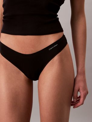 black thong - modern air for women calvin klein