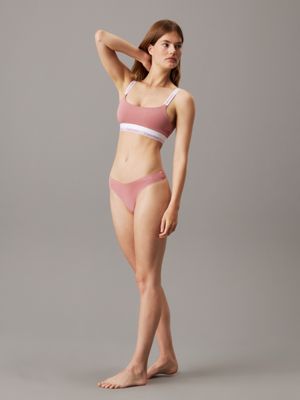 red grape thong - icon modal mesh for women calvin klein
