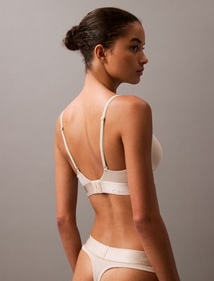 cocoon triangle bra - modern cotton for women calvin klein