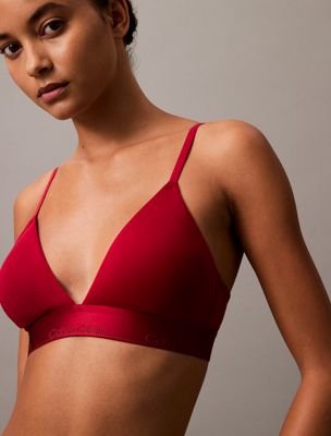 juneberry triangle bra - modern cotton for women calvin klein